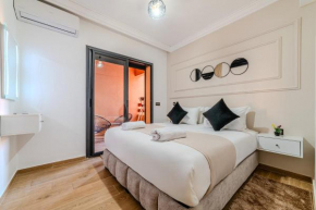 NEW ! Cozy Apprt Near M-Avenue Swimming pool , Parking , Balcony , Fiber Wifi